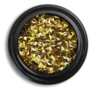 1 låda nagelkonstdekoration glitter pentagram oregelbundna paljetter manikyrdekoration (6#guld)
