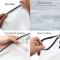 Zip Mesh Bags, 12 Pcs Mesh Zipper Pouch Document Wallet Clear Pvc Zipper File Acsergery Gift
