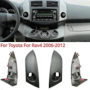 Bilinteriör Bilcenter Instrumentpanel Finish Panel Trim 55412-42060-B0 55413-4207 För Toyota-Rav4 2006 2007 2008 2009 2010 2011 2012