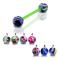 UV Tongue Barbell med UV Balls