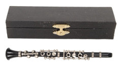 13cm Miniatyr Klarinett Musikinstrument Dockskåpsdekoration
