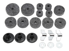 21 st Cymbal Ersättningstillbehör Filtar Hylsor Vingmuttrar Brickor för Hi Hat Kopplingsgrå