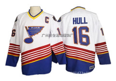 Broderad Hockeytröja – Träningssporttröja i Vintage-stil *XL/52*Blues 16-1 Blues