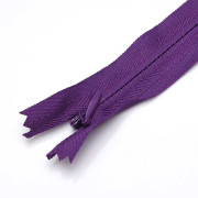 5 st färg osynlig 3 plagg nylon dragkedja kudde dyna kjol byxor sida stängd svans tyg dragkedja 19 # Deep Purple Net length 24cm