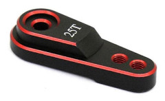 Hård Aluminiumlegering 25T M3 Styrstag Servoarm Horn för 1/10 RC Crawler TRX4 Metall Uppgraderingsdelar, Röd