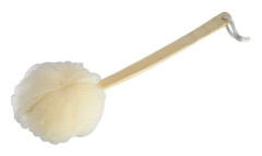 Badborste Kroppsborste Exfolierande Duschbadssvamp med Lång P