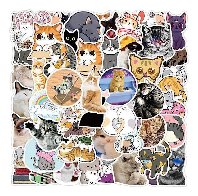50 Animerade Klistermärken (stil 92)