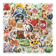 50st Forest Fairy Tale barn Barnbok Festväska Loot Fillers Dekaler Stickers