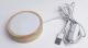 LED-ljus Dispaly Base Crystal Ball Hållare 8CMWARM LIGHT WARM 8cmWarm Light