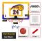 Inomhus Basket Hoop Set Barn Sportspel Leksaker för Barn Vuxna Purple Gold