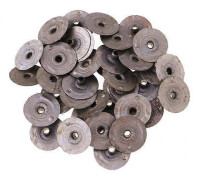 5-10-pack 200 Stycken Metall Ljusvekehållare Flikar Bas Ljustillverkning 20x3mm