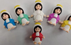 Nya Mini Jesus Figur Påskdekorationer - Syster Mary Mini Figur Ornament