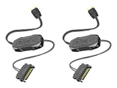 2st 5V 3Pin ARGB-kontroller SATA Mini RGB-kontroller 3PIN-hubb för dator CPU-fodral Kylfläkt LED L-Perfet