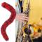 Tenorsaxofon Rengöringspinne Mjuk Rengöringsstav Kompatibel med Altsaxofoner, Tenorsaxofoner och Bassaxofoner Böjd Halsborste
