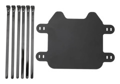 Motorcycle Front Number Plate Matte Black Easy to Install License Plate Replacement for SUR‑RON Light Bee Light S X