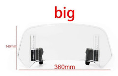 Motorcykel Vindruta Förlängning Justerbar Spoiler Deflektor Passar Honda Goldwing 1800 Gl1800 F6c Goldwing Gl1800 Goldwing F6b Stor Transparent