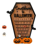 Halloween Advent Countdown Kalender Halloween kalendrar Trä