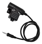 För Yaesu Vertex U94 PTT Headset Adapter för VX-6R, VX-7R, FT-270