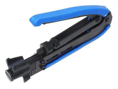 Kopparkålsstål Kompressions Tråd Crimper Tång Crimpverktyg För Rg59 Rg6 Rg58 Kabel F Koaxial Anslutning