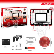 Basketbollkorg för inomhusbruk för barn 16,5 tum x 12,5 tum - Automatisk poängräknande basketkorg med 1 boll