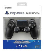 Sony DualShock 4 v2 - Spelkontroll - trådlös - Bluetooth - gagatsvart - för Sony PlayStation 4