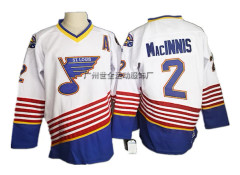 Embroidered Hockey Jersey - Vintage Style Training Sports Jersey *L/50* Blues 2-1 Blues Blues 2-1 Blues L/50