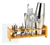 Cocktail Shaker Set, 13 delar Rostfritt stål Boston Shaker