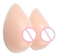 Silikonfalska bröst, självhäftande, livaktig rörelse,L-800g-b, Vita bröst-b