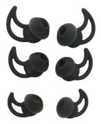 Mordely 6 st in-ear hörsnäckor skydd för Bose Soundsport Cover /Qc30 Black
