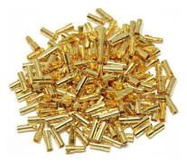 10 par/set 2 mm Bullet Banankontakt Tråd Kontaktverktyg För Rc Batteri[YJD] Gold 20 Pcs