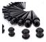 Ear Stretching Kit 50 delar Öronmätare Expander Set null ingen