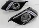 Superior CSCSNL 2st DRL Kompatibel med Mazda 3 Mazda3 Axela 2014 2015 2016 LED Varselljus Dagsljus Dimljus med blinkers - Perfekt White and Yellow Type C