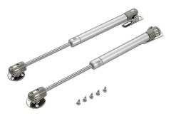 Hem Dörrstag Dörrlyft Pneumatiskt stöd Hydraulisk gasfjäder Hushållsmetall Lätt att hantera köksskåp (2st)