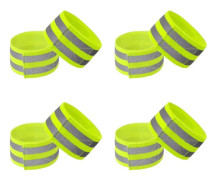 8 st Reflexband för löpning Elastiskt armband för nattlöpning Cykling