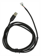 Original USB-muskabel Muslina för G600 Mus Tråd Ersättning Ormskinns Yttre Flätad 1.7-2M