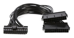 Mining Dual PSU Adapter - 24Pin ATX-strömförsörjningskabelkontakt - 30 cm
