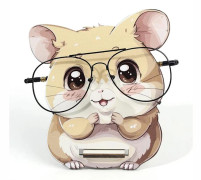 Kreativ Djur Glasögonbåge Tecknad Katt Solglasögon Display Ram Glasögon Förvaringsram Handskuren Hushålls Trädekoration 3D guinea pig