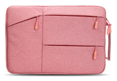 Datorväska, Ullfiltmaterial, Dragkedjestängning,15.6-16 tum-c, Rosa-a