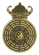 Feng Shui Hänge Prydnad Mässing Robust Utsökt Feng Shui Hänge Ornament Gåvor för Hemmakontor Bil Dekoration