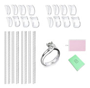 14/25 ST Ring Size Adjuster for Ring Sizing, Transparent, Ring Size Adjuster - Adjust Ring Size