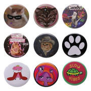 Creative Tinplate Soft Button Pin Animal Icon Brooch Cute Dogs Cats Lapel Backpack Badge Accessories Pin Gift For Friend Jewelry