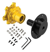Gyllene Universal Bilratt Nav Adapter Snabbkoppling Snap Off Boss Kit