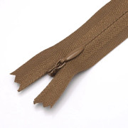 5 st färg osynlig 3 plagg nylon dragkedja kudde dyna kjol byxor sida stängd svans tyg dragkedja 9 # Light Brown Net length 31cm