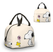 Snoopy matlåda, blommönster, färgglada bilder