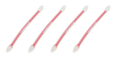 4-pack Silikon Tennisracket Dämpare Flerfärgade Stötdämpare Tennis Vibrationsdämpare för Vibrationsreducering Gul[D] Red