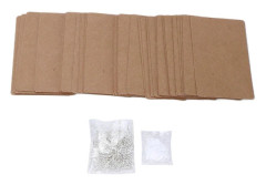 250 st Örhängetillbehör Kit DIY Smyckestillverkningstillbehör Set med krokar Baksidor Displaykort