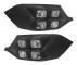 2 st Bil LED Varselljus DRL för Mitsubishi Pajero Sport Montero 2016-2017