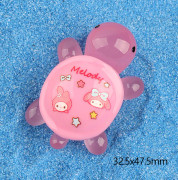Cartoon Kuromi KT Cat Melody Luminous Turtle Keychain Pendant F