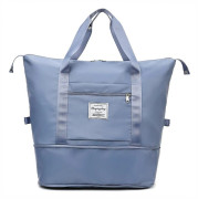 2023 Waterproof Shoulder Weekender Bag Swim Sports Travel Gym Bagexpandable Bag Lightweight And Easy Carry (blue)