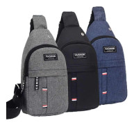 Bröstväskor Casual midja Små korta reseväskor blue 31*17*5cm